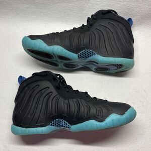 Nike Air Little Posite One Hornets GS Boys Shoe Size 7Y Blue CJ0839-001 Preowned